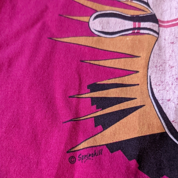 Vintage Retro "Bowling" Graphic Shirt Springhill Single Stitch XL - Picture 3 of 11